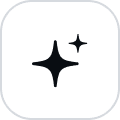 AI menu assistant icon