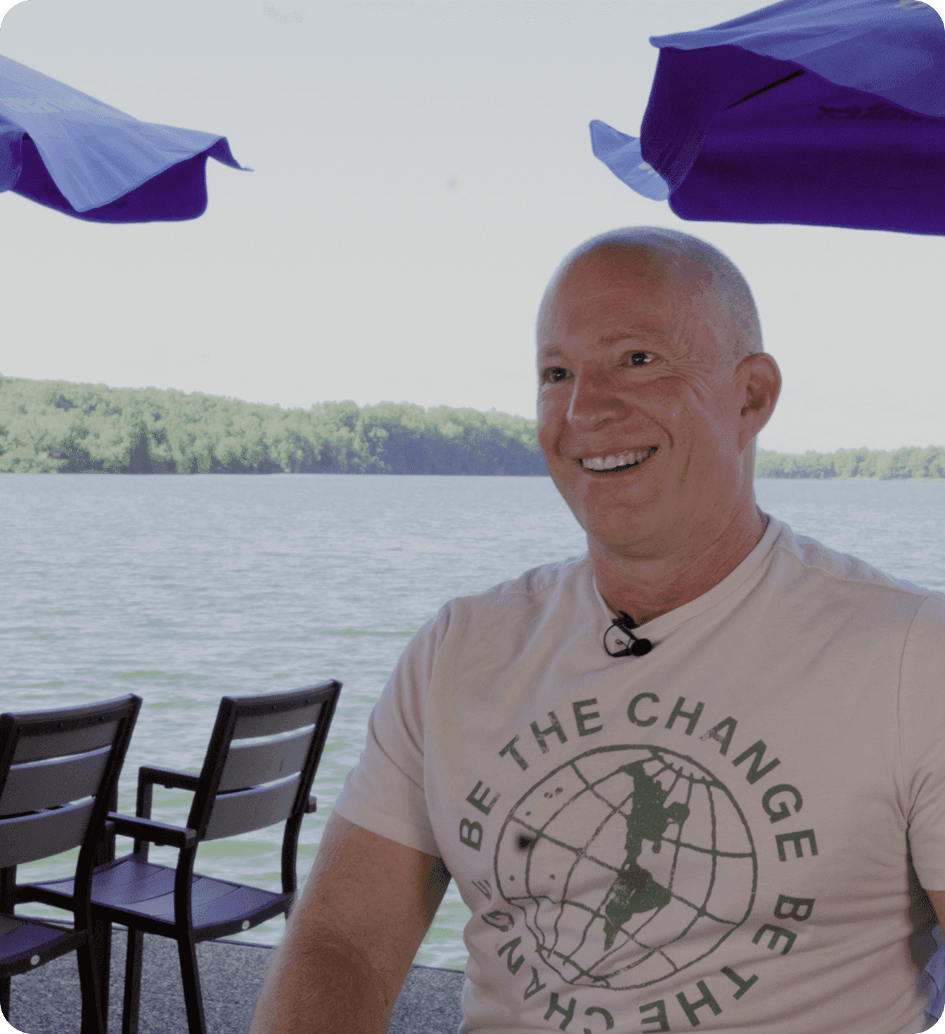 Amir Harpaz, owner of the Mudpuppy, speaking in an interview