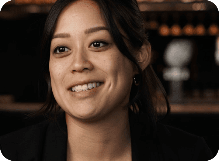 Amy Zhou, Executive Director of Operations of COTE Korean Steakhouse, in an interview