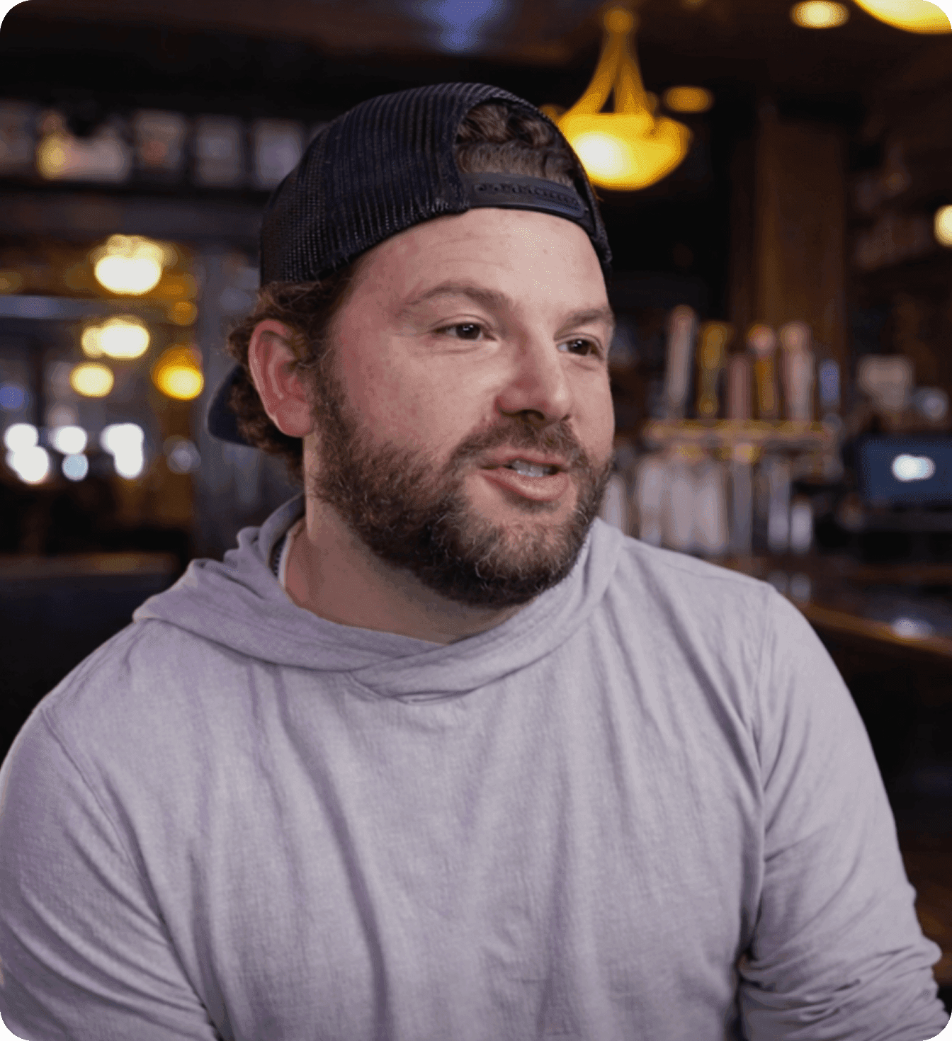 Ari Strauss, co-owner of Sluggers, speaking in an interview