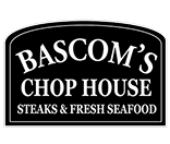 Bascom’s Chop House black logo with white text