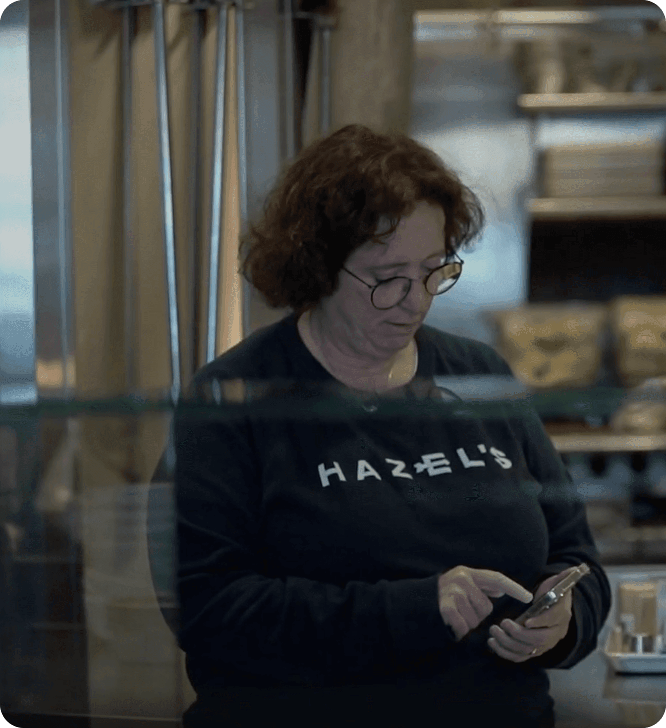 Beth Hussey, co-owner of Hazel's, in an interview