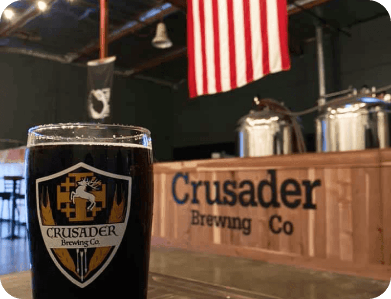 Crusader Brewing Company beer