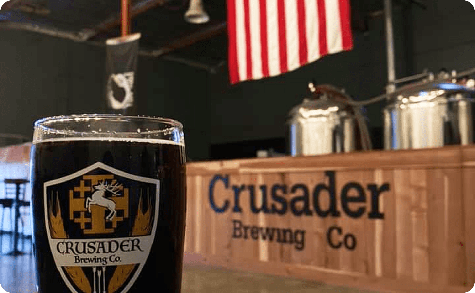 Crusader Brewing Company beer