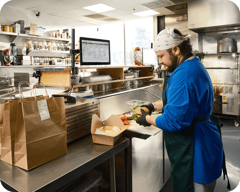 SpotOn POS dashboard showing integration setup for DoorDash