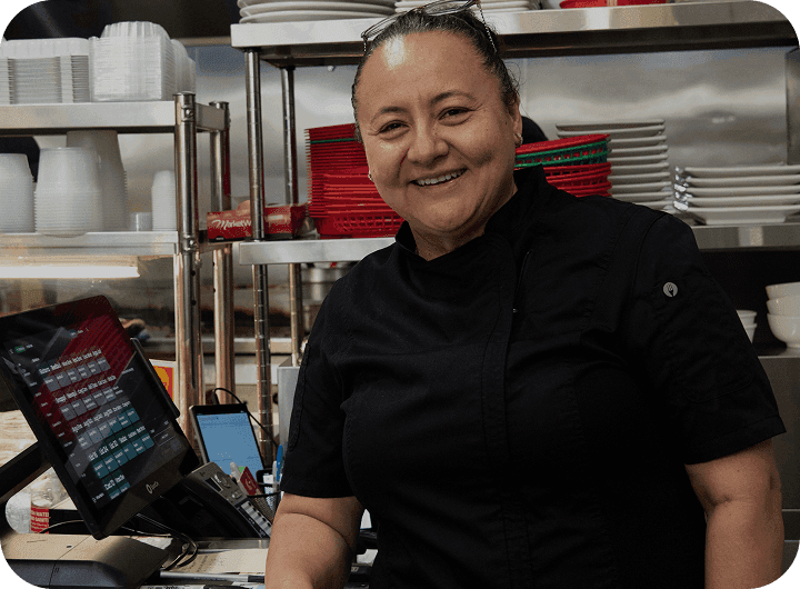 Edith Bello, Owner of El Castillito, in an interview