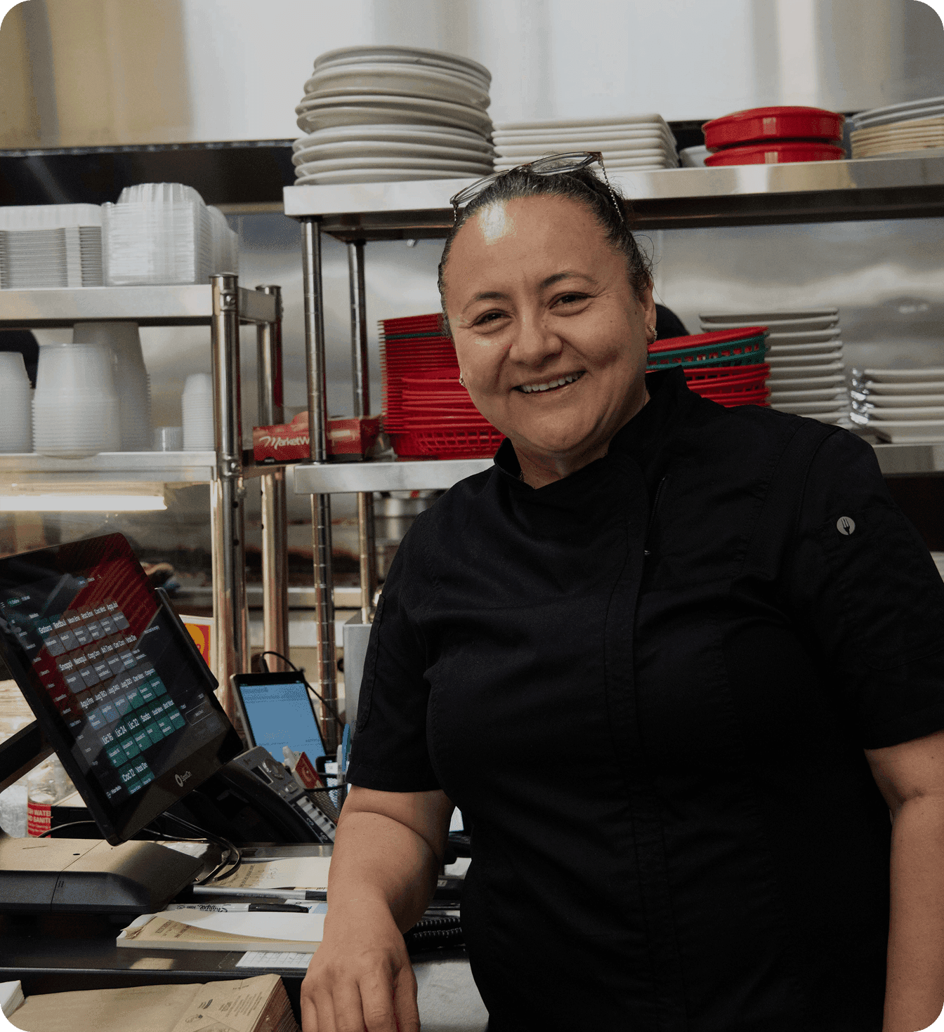 Edith Bello, Owner of El Castillito, in an interview