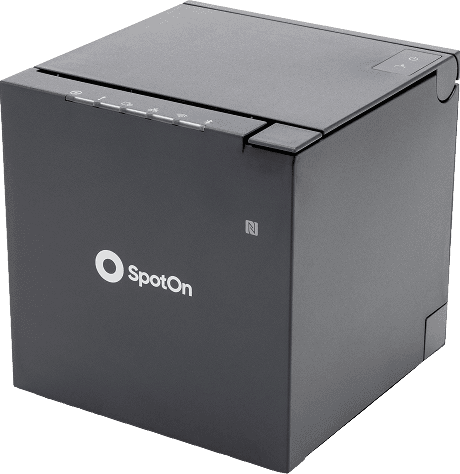Epson TM-m10 compact thermal receipt printer for restaurant POS counters