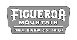 Figueroa Mountain Brewing Co logo with black and gold badge design