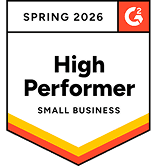 G2 Spring 2026 Small Business badge for High Performer