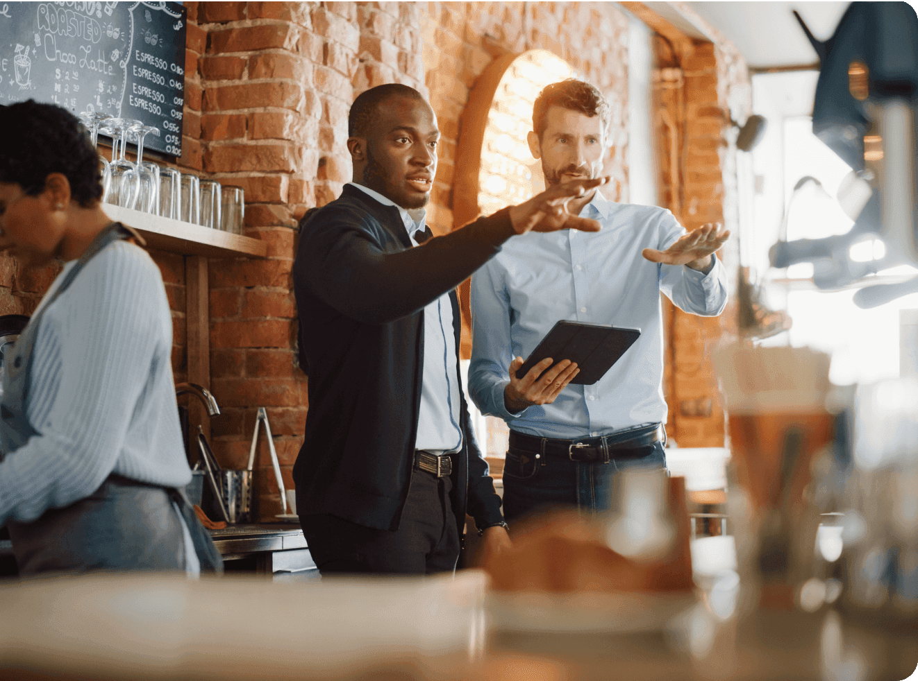 Restaurant staff image
