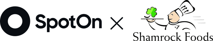 Logo of SpotOn and logo of our company's partner