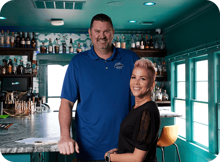 Jon and Jen Shepherd, Owners of Shep's, in an interview