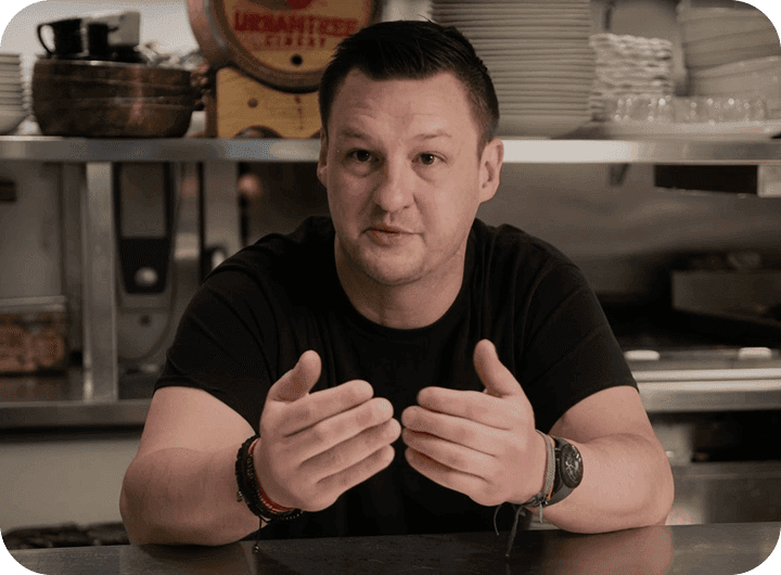 Karl Gorline, Chef & Owner of Avize, in an interview