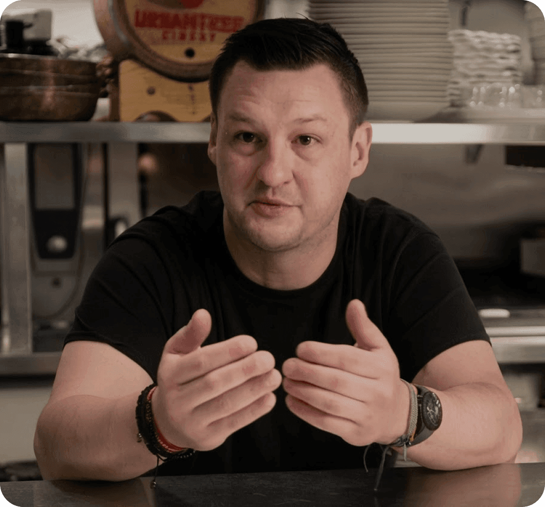 Karl Gorline, Chef & Owner of Avize, in an interview