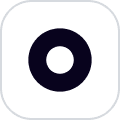 Loyalty rewards icon with black outline