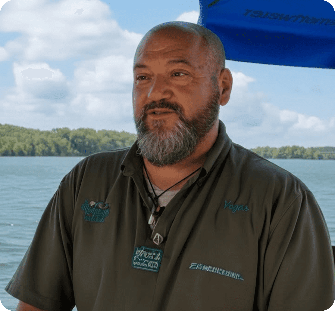 Mark "Vegas" Bergens, Director de A&B de The Mudpuppy, en una entrevista