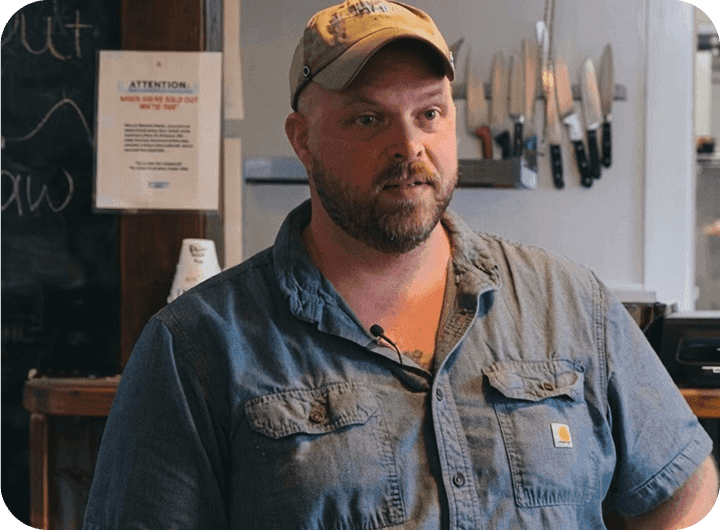 Mark Coxwell, Owner of Butcher Paper BBQ, in an interview
