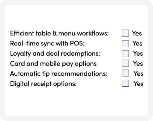SpotOn Tool: Opening a Restaurant Checklist