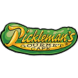 Pickleman’s Gourmet Cafe curved black and white logo