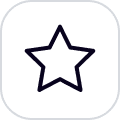 Experiences booking icon with black outline