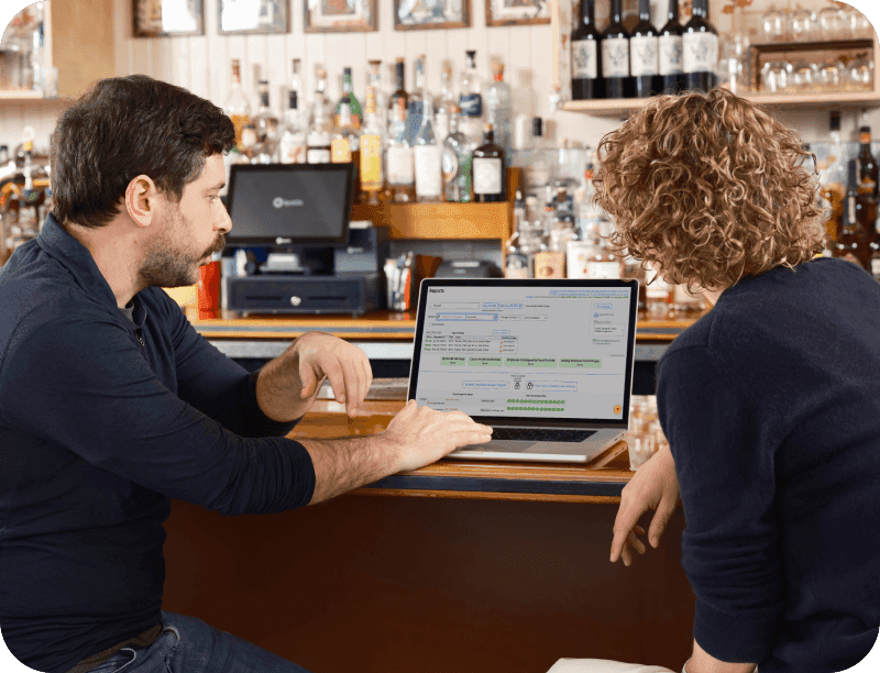 The payroll manager at a restaurant approves payroll