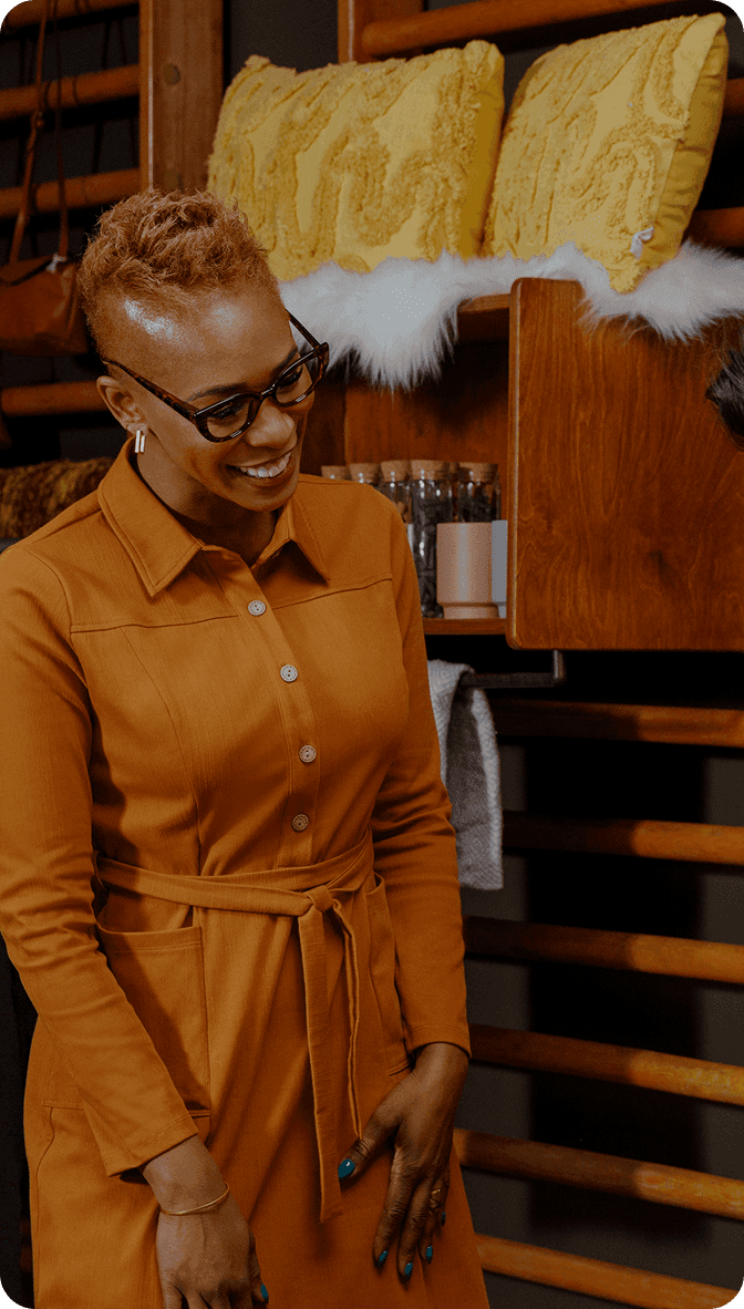 Employee in a retail shop