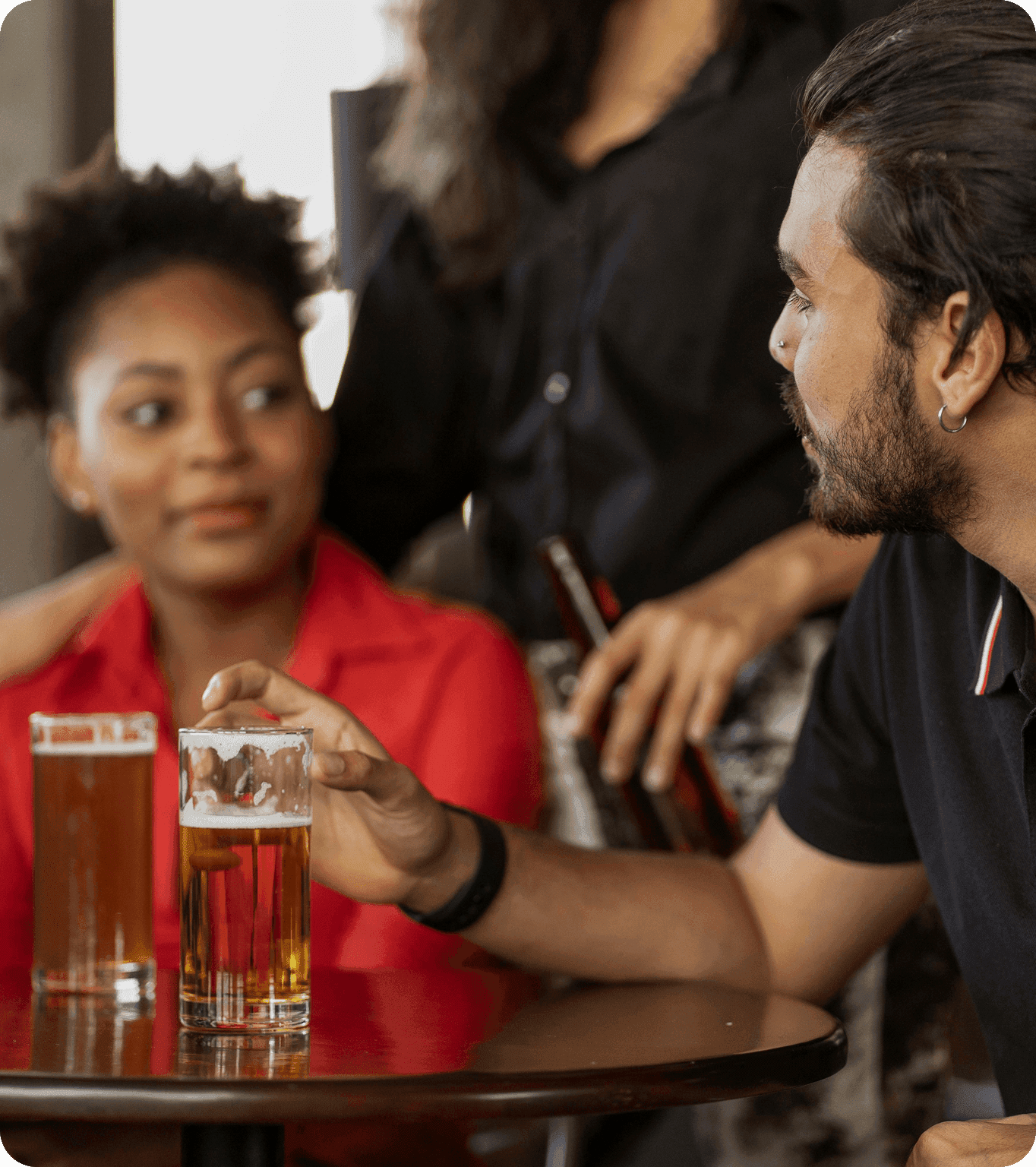 SpotOn AI menu assistant creating a happy hour beer discount