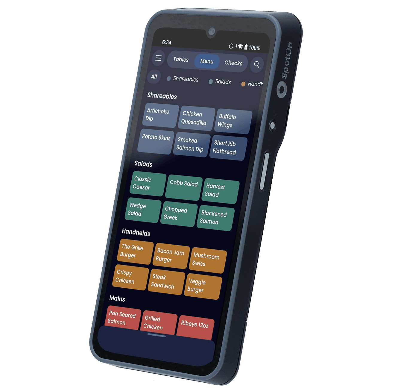 Studio shot of SpotOn Handheld