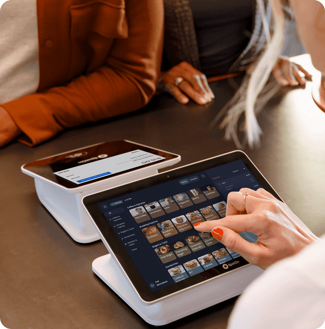 Compact touchscreen