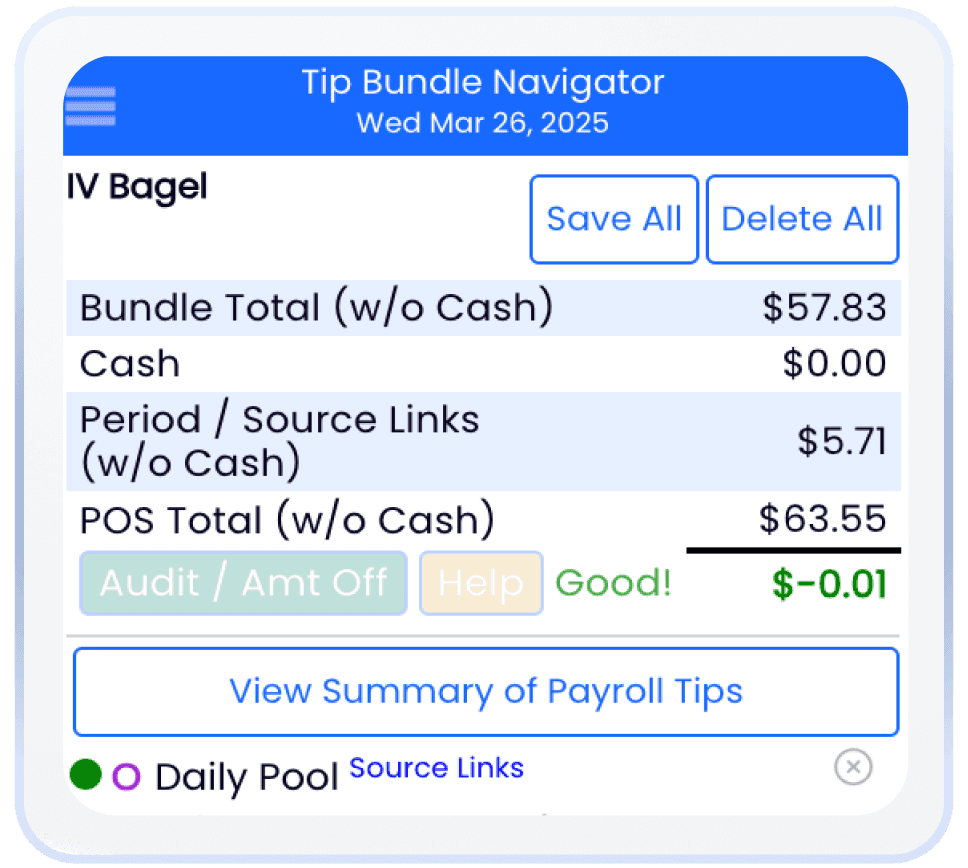 SpotOn Teamwork with tip management for fine dining