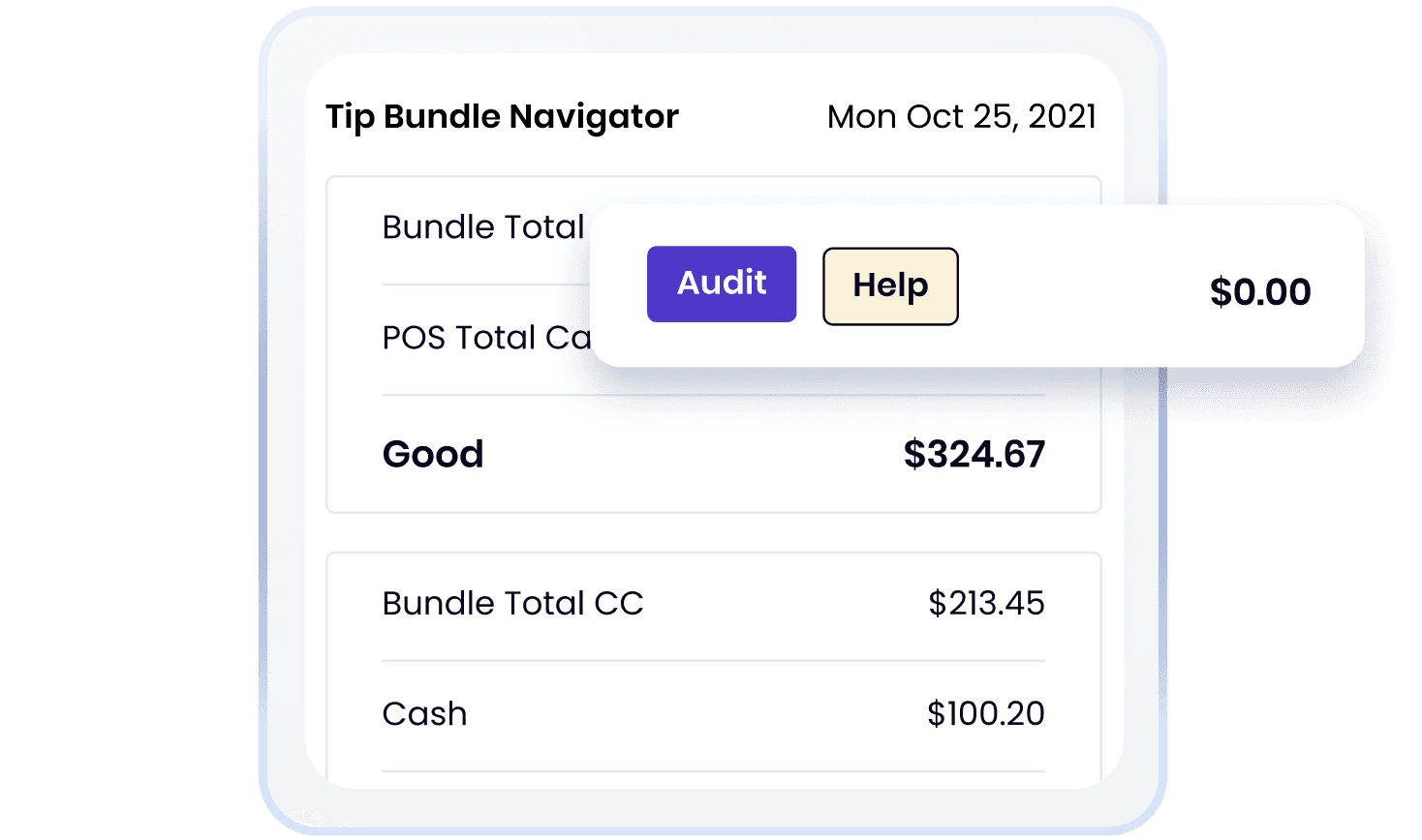 SpotOn Teamwork with tip management for a bar