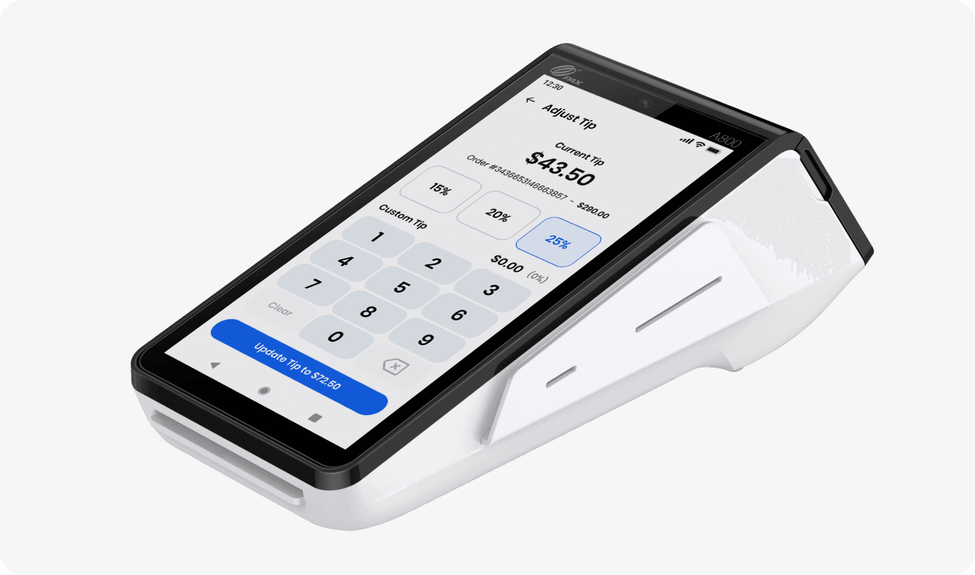 SpotOn Terminal all-in-one wireless POS terminal for small business