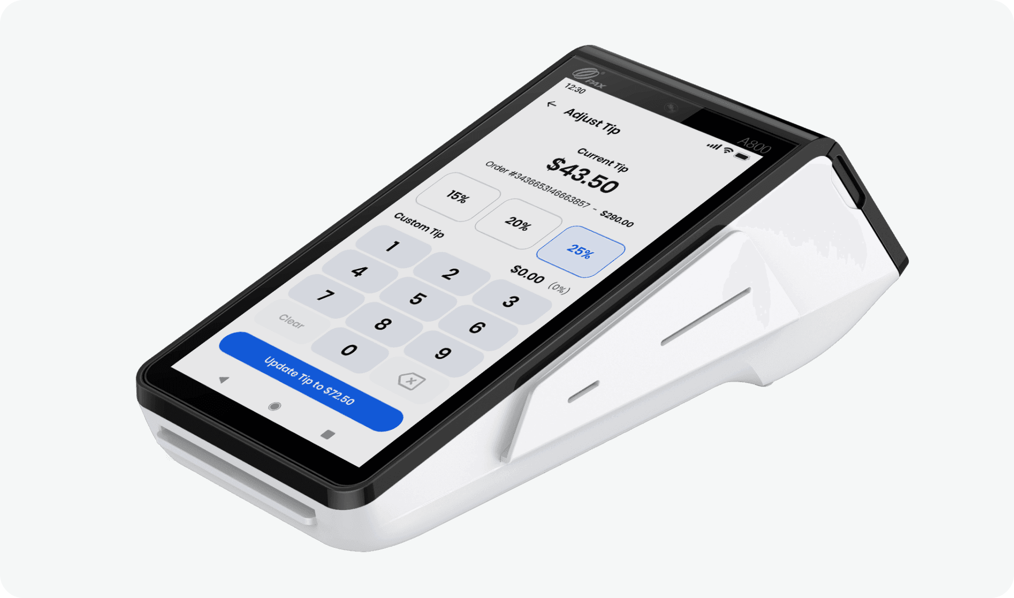 SpotOn Terminal all-in-one wireless POS terminal for small business