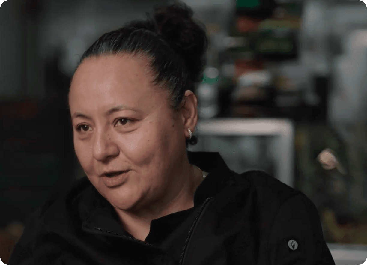 Edith Bello, propietaria de El Castillito, en una entrevista