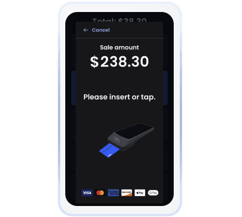 SpotOn handheld payment interface