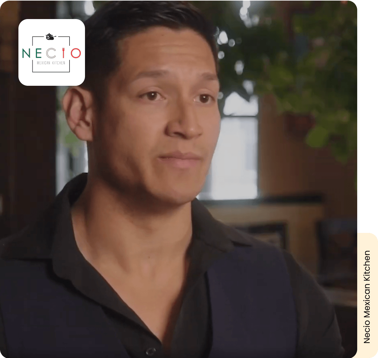 José Gurrola, presidente de Necio Mexican Kitchen, en una entrevista