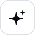 AI menu assistant icon