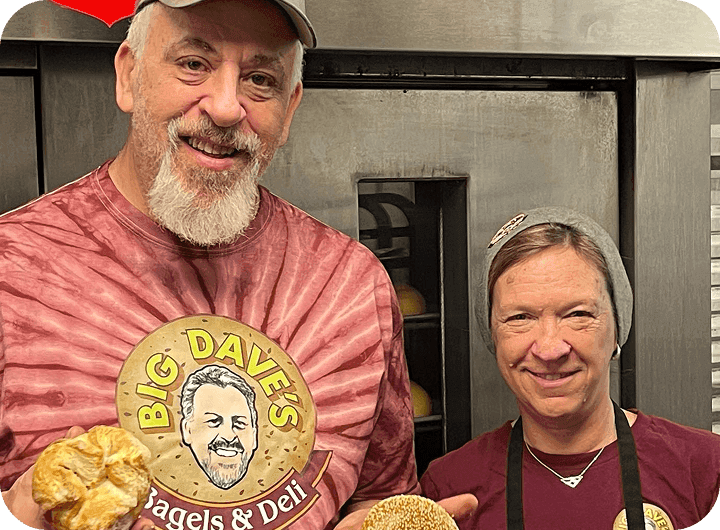 Owners of Big Dave's Bagels & Deli