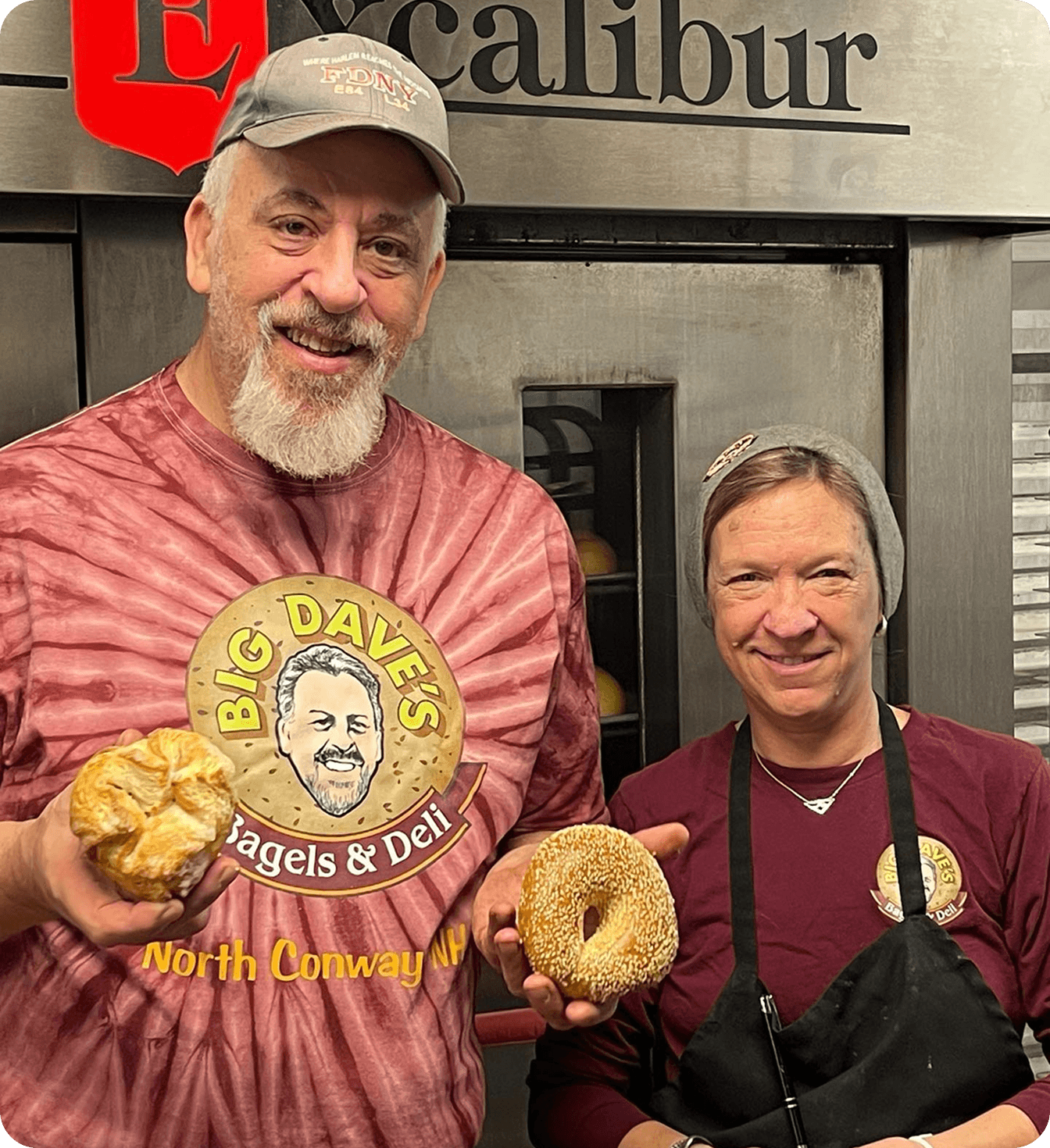 Owners of Big Dave's Bagels & Deli