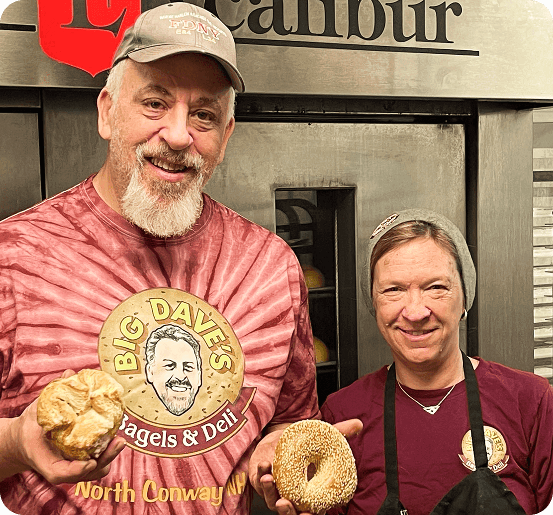 Dave Hausman, Owner of Big Dave’s Bagels & Deli, in an interview
