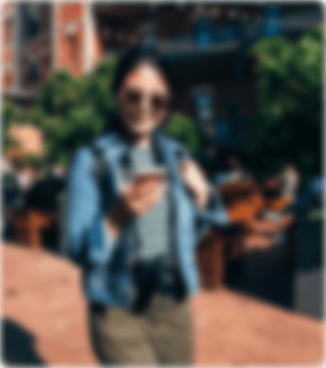 A guest checks their spot on the waitlist from the GoTo waitlist app