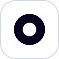 Loyalty rewards icon with black outline
