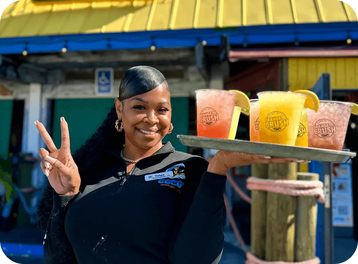 Meaghan Gelles, HR and Accounting of Coco’s Crush Bar, in an interview