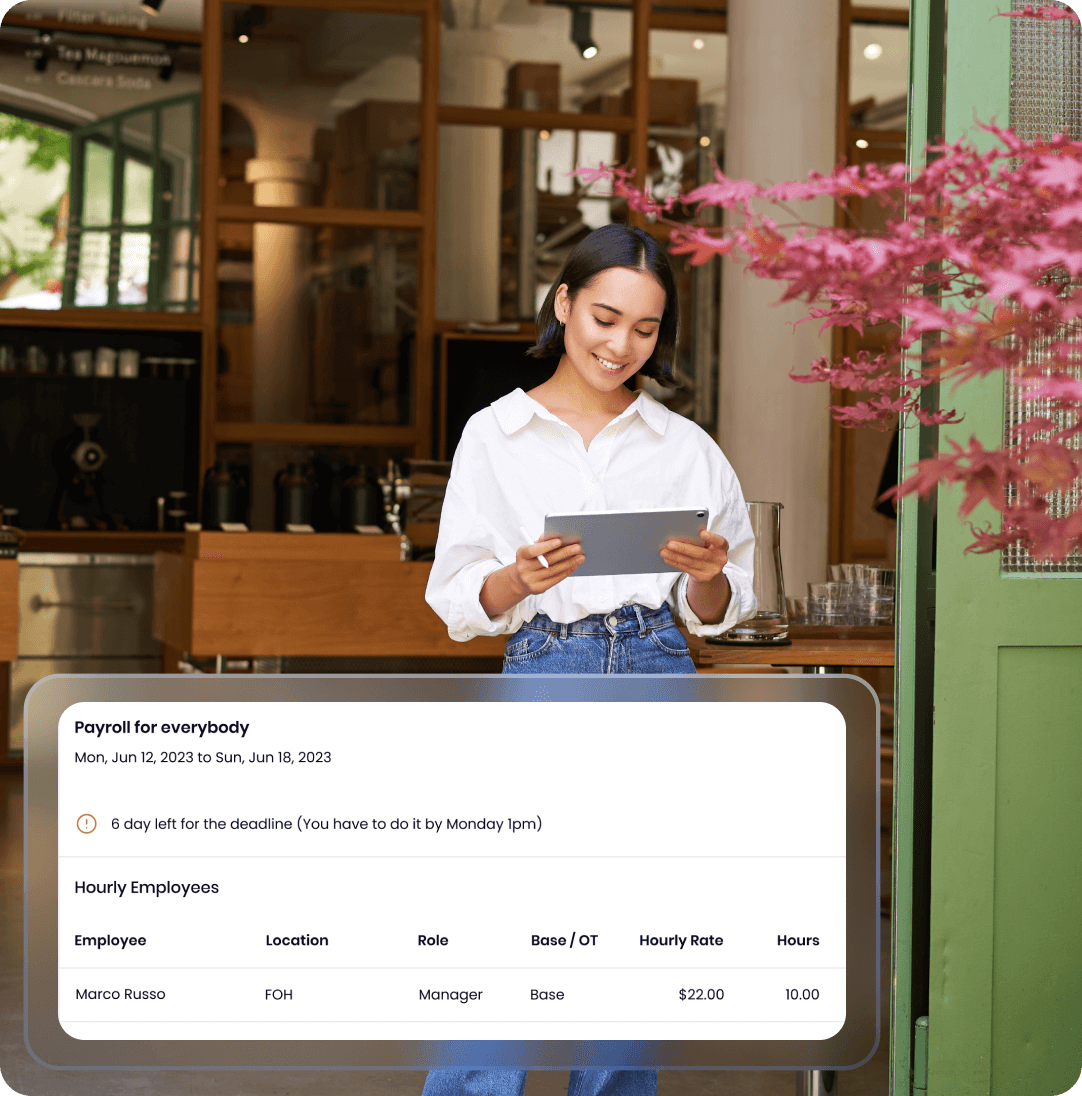 Payroll image with checklist
