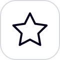 Experiences booking icon with black outline