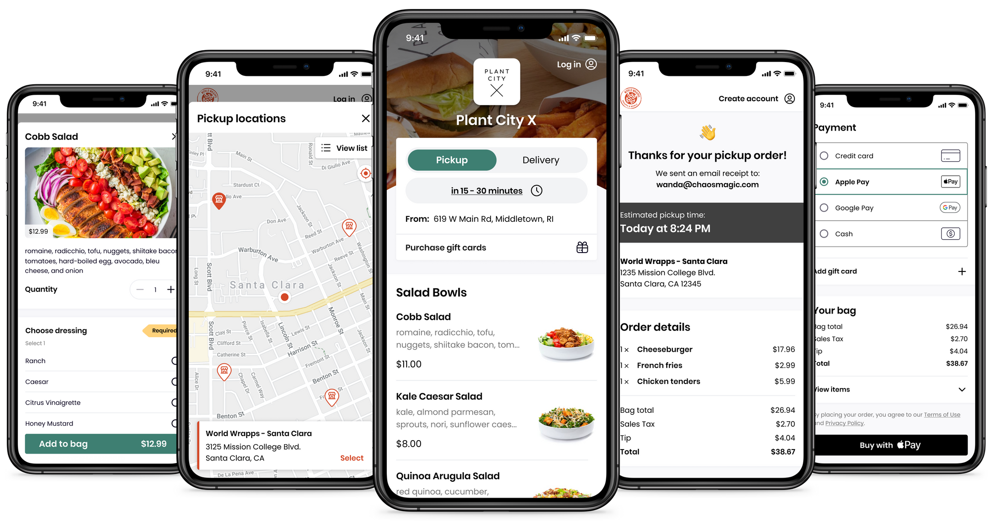 SpotOn Order mobile experience.