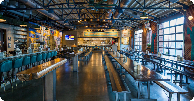 Von Elrod's Beer Hall and Kitchen in Nashville, Tennessee