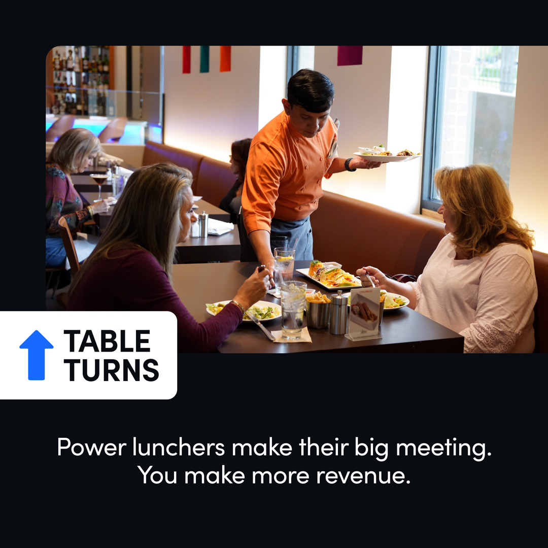 Restaurants increase table turns with Seat & Send.