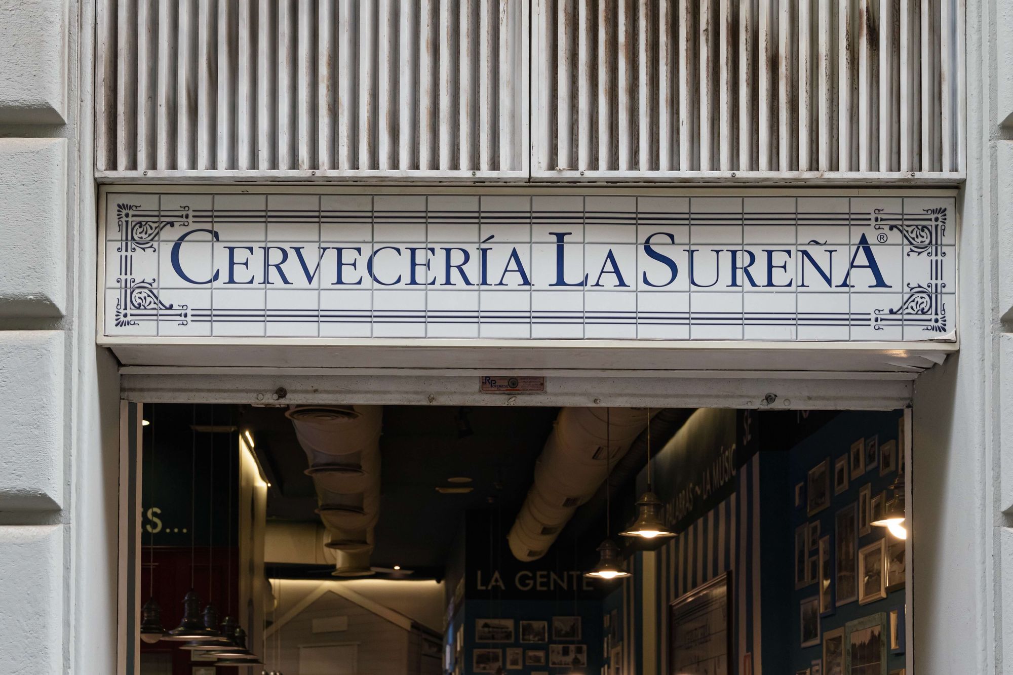 The sign of Cerveceria La Sureña